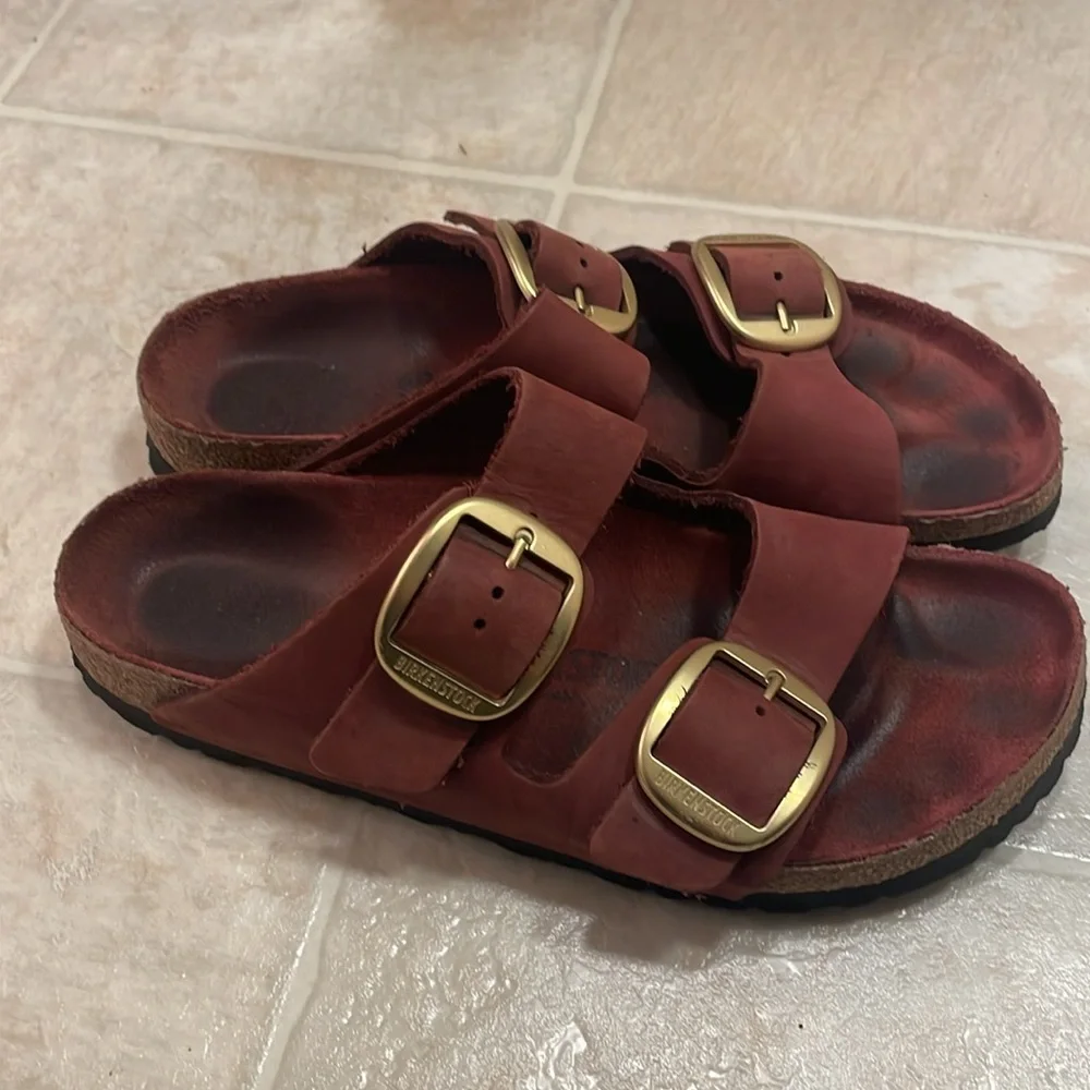 birkenstock arizona big buckle leather Sandal - Picture 9 of 9